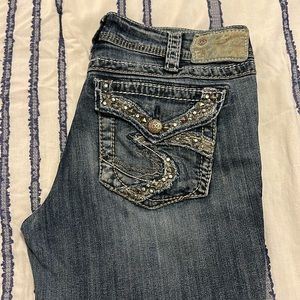 Women’s Silver Bootcut Jeans 30x33